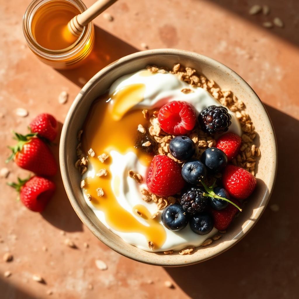 Honey-Yogurt Granola Bowl