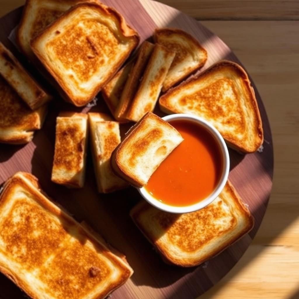 Sheet Pan Grilled Cheese Dippers