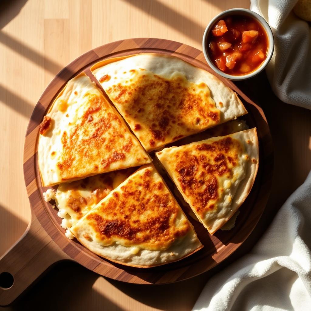 Ham & Cheese Melty Quesadillas