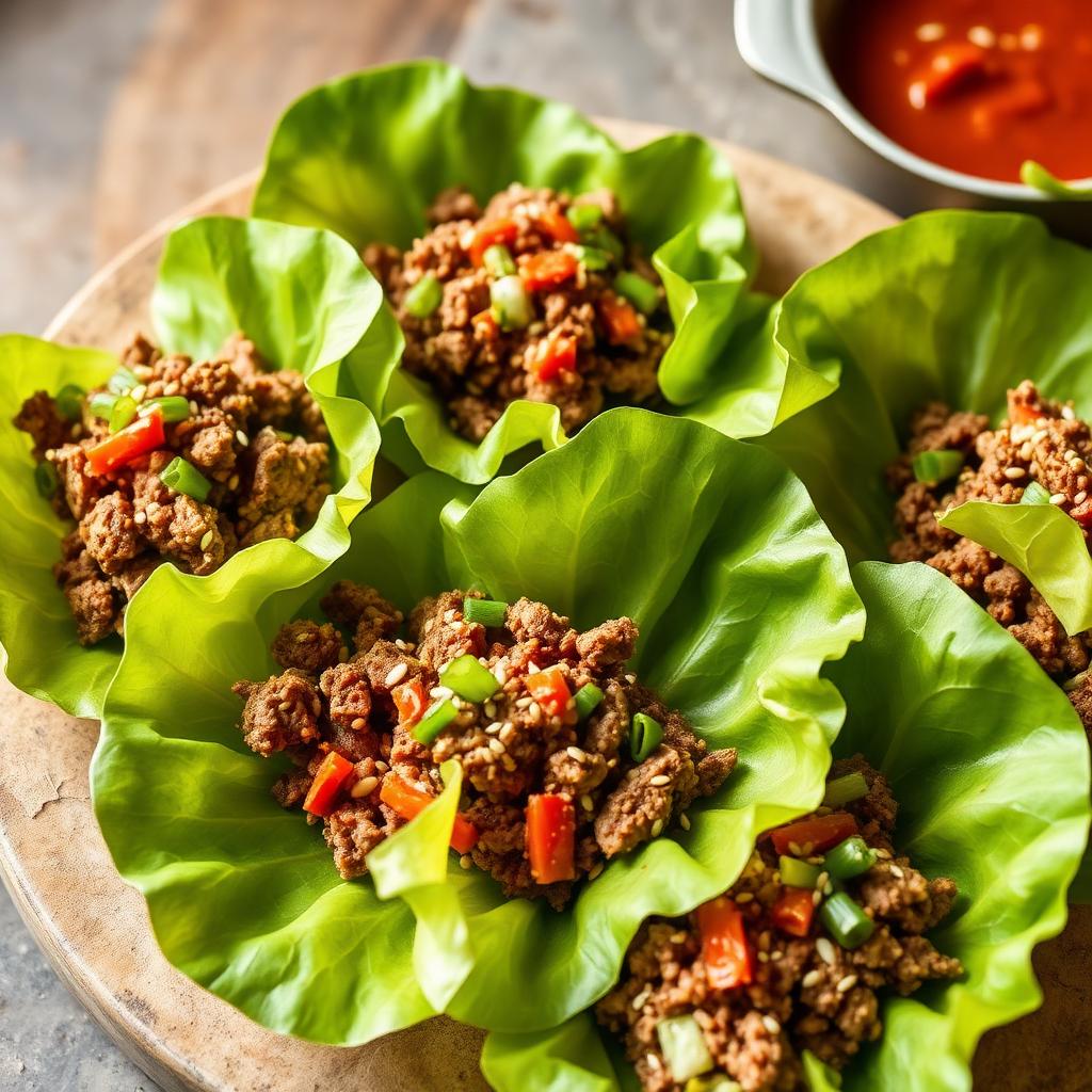 Korean Beef Bulgogi Lettuce Wraps