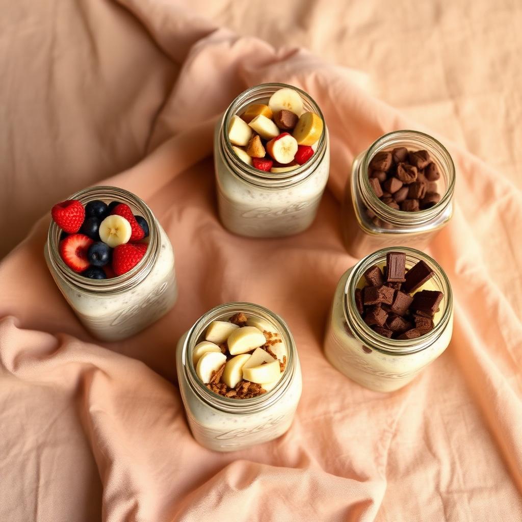 Five-Jar Overnight Oats