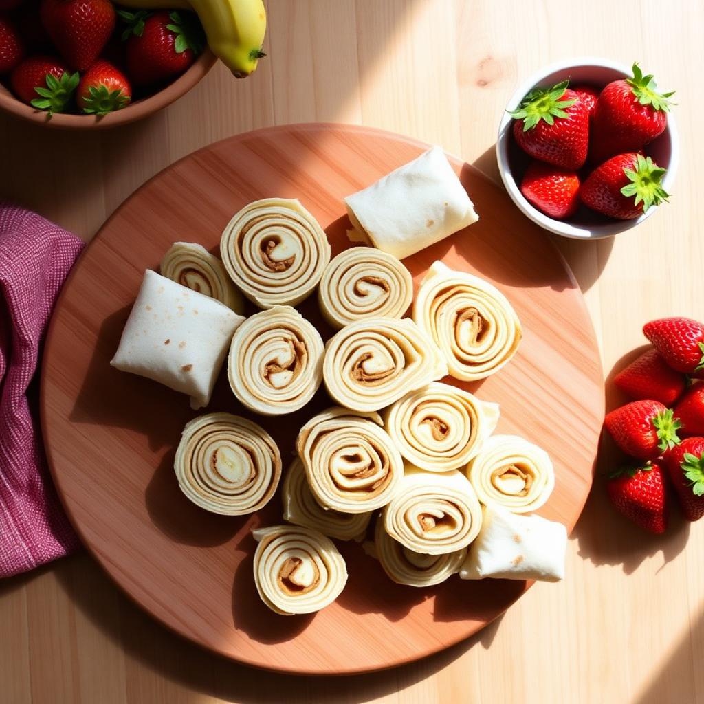 Peanut Butter Banana Roll-Ups