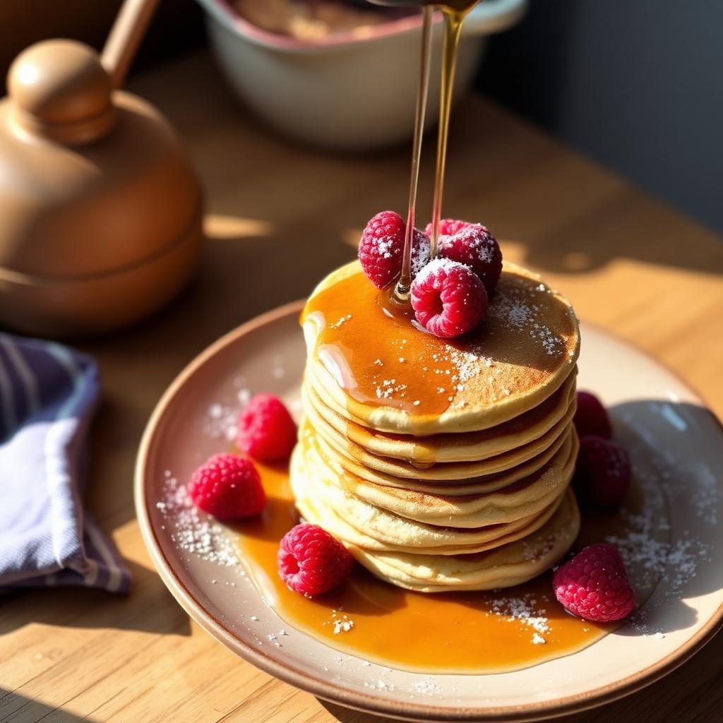 Silver Dollar Ricotta Pancakes