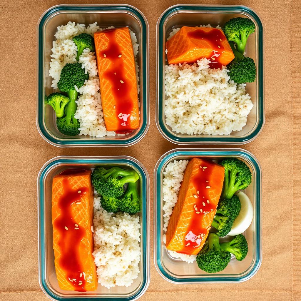 Teriyaki Salmon Meal Prep