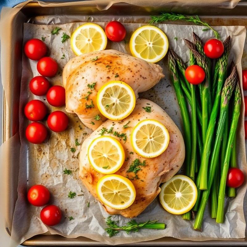 Lemon Sheet Pan Chicken