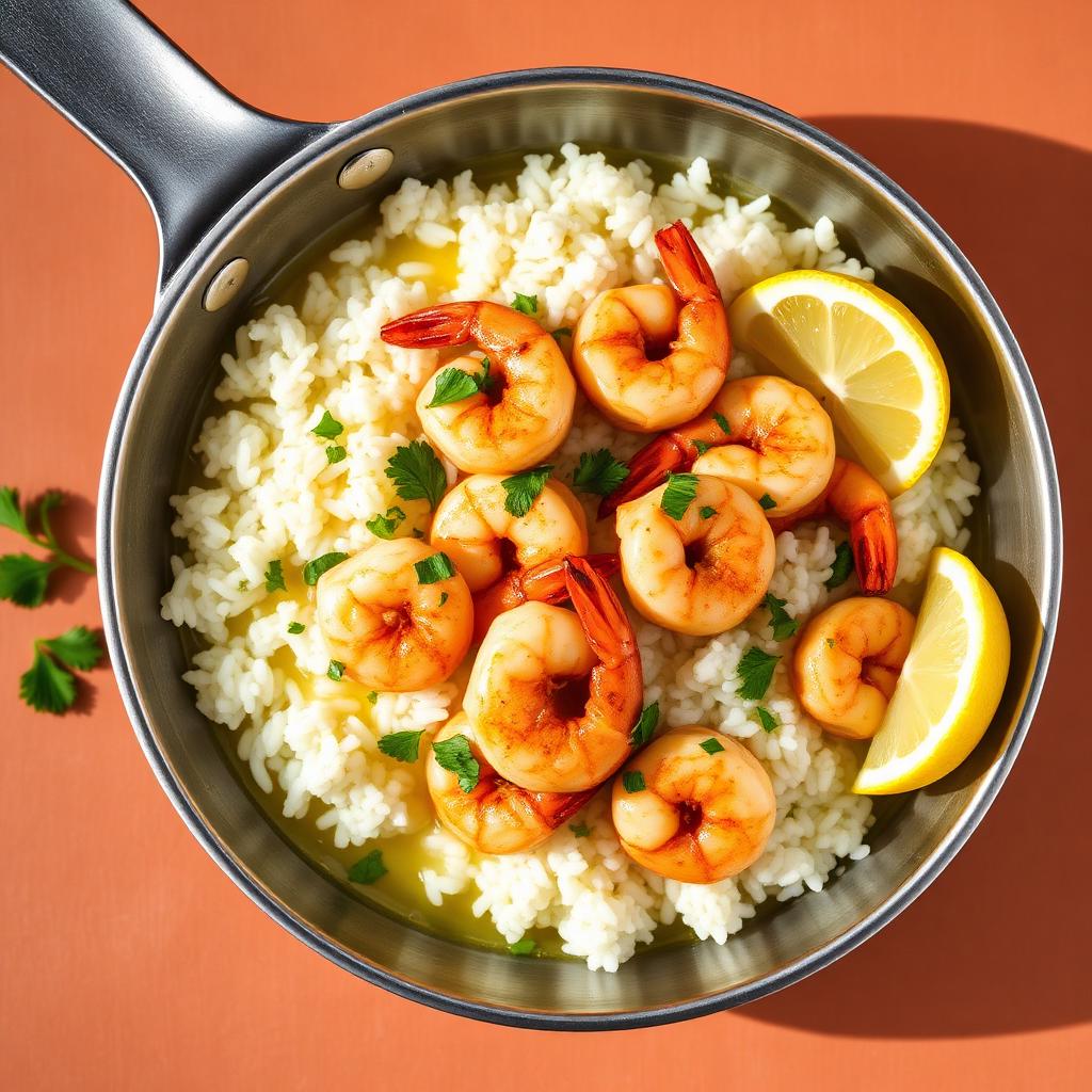 Garlic Butter Shrimp Rice