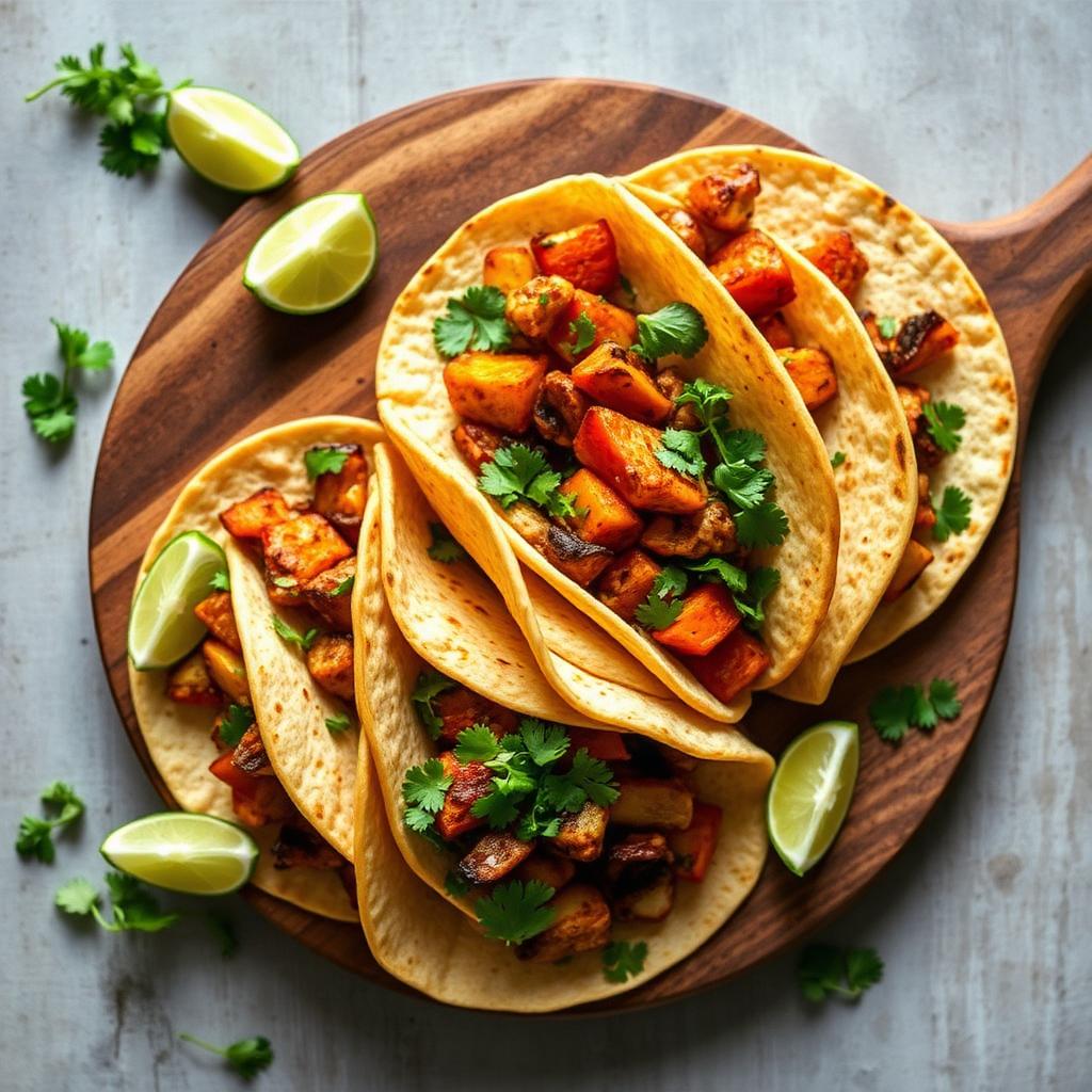 Roasted Sweet Potato Tacos